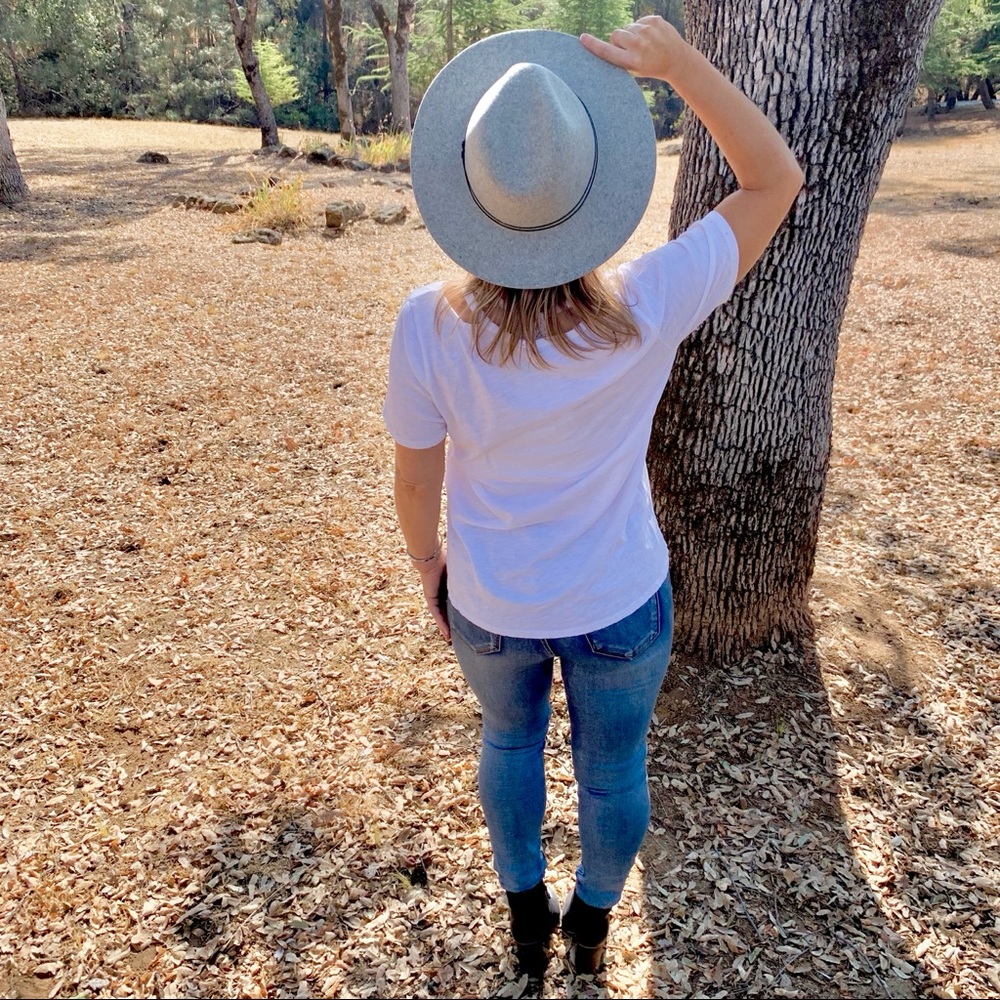 | tabitha gray wool minimalist hat | - Picture 5 of 8